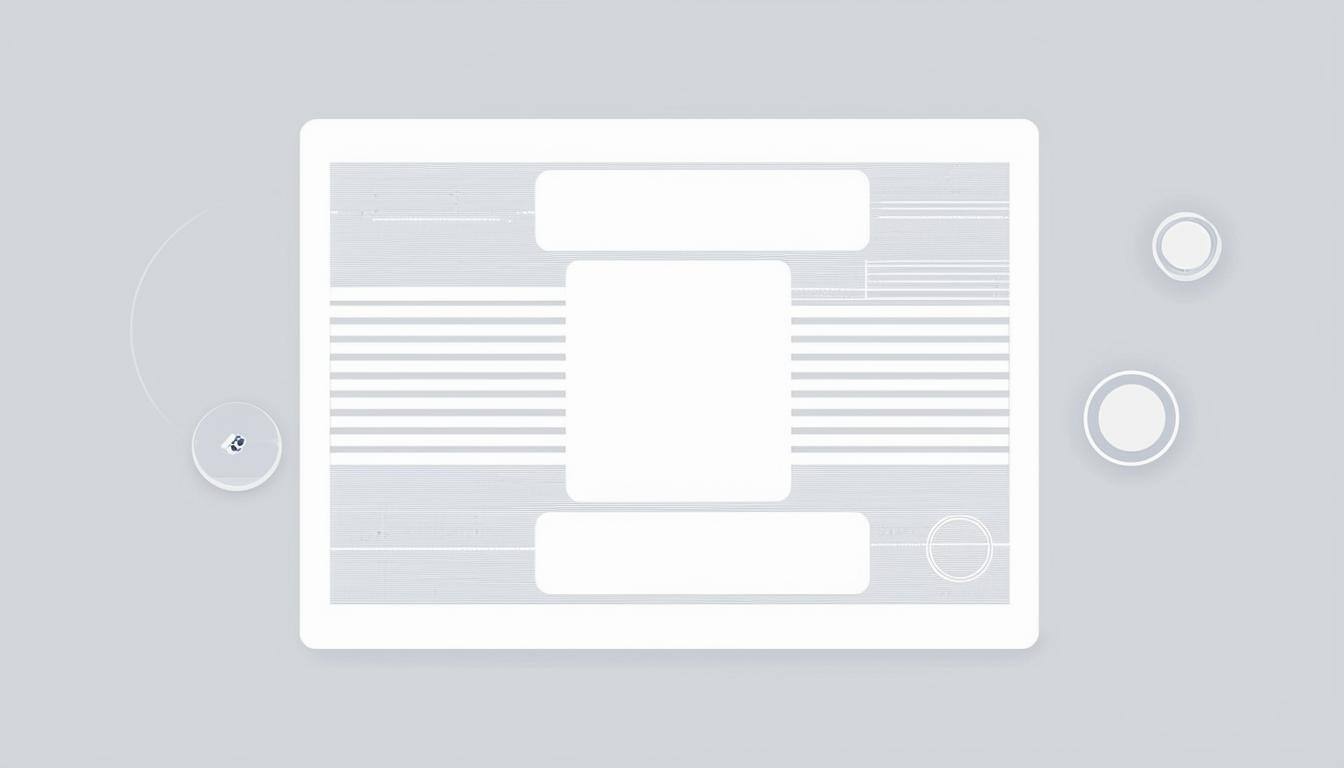 Please create a placeholder image with background light gray and in middle square box with some lines and circles for case study cards